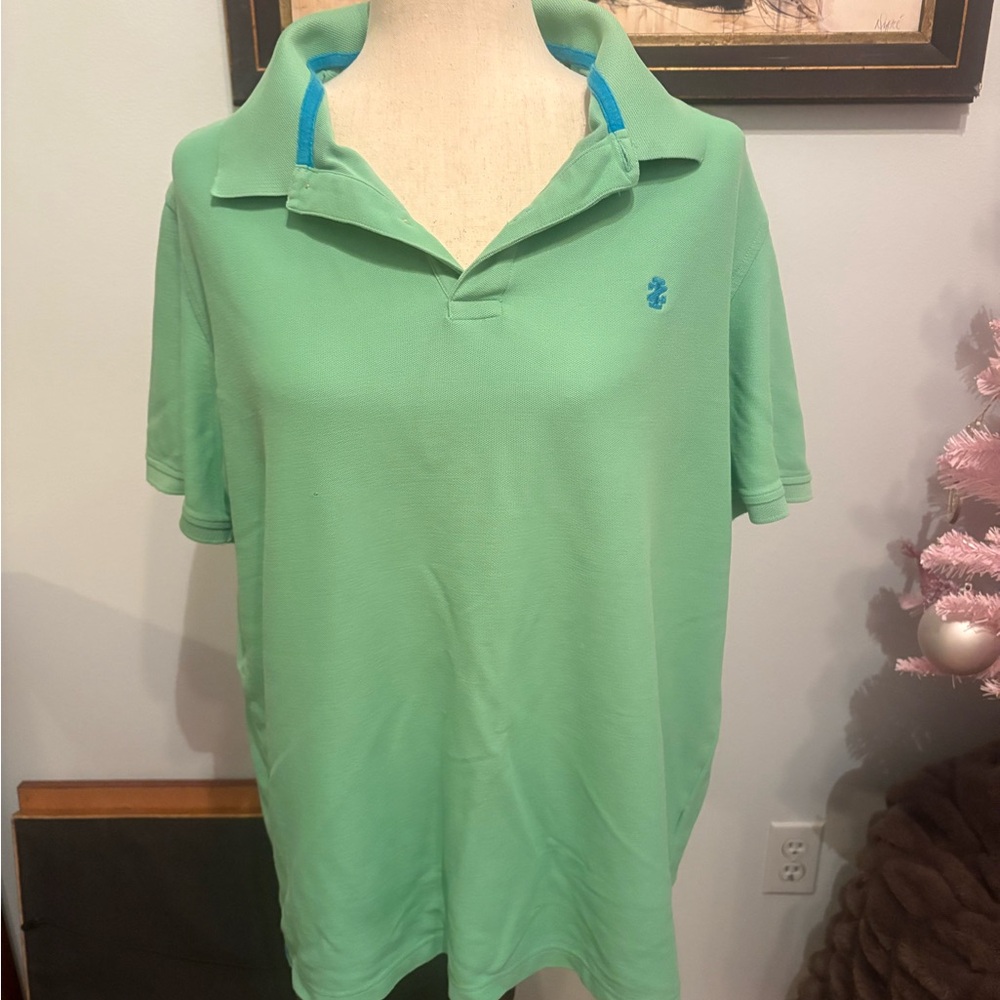 Izod Green Polo Shirt Classic Style
